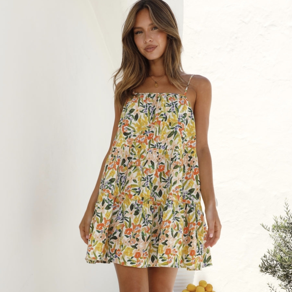 Linen Mini Dress